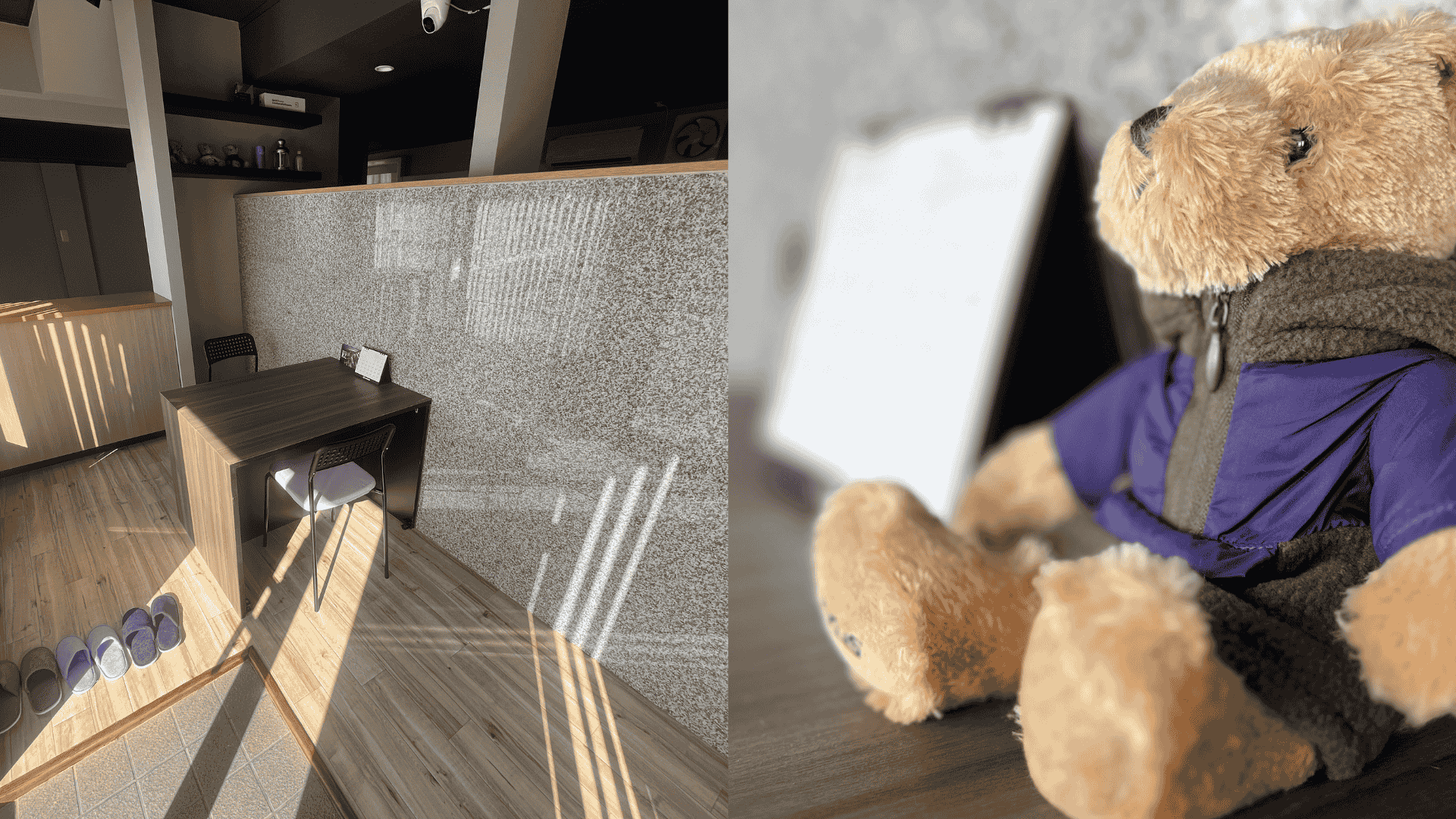 埼玉県の洗車・コーティング専門店ビーリパースの待合室