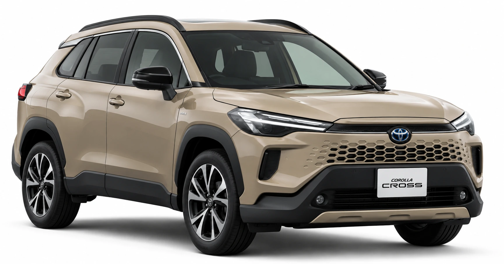 トヨタ カローラクロス 未塗装樹脂コーティング参考施工例