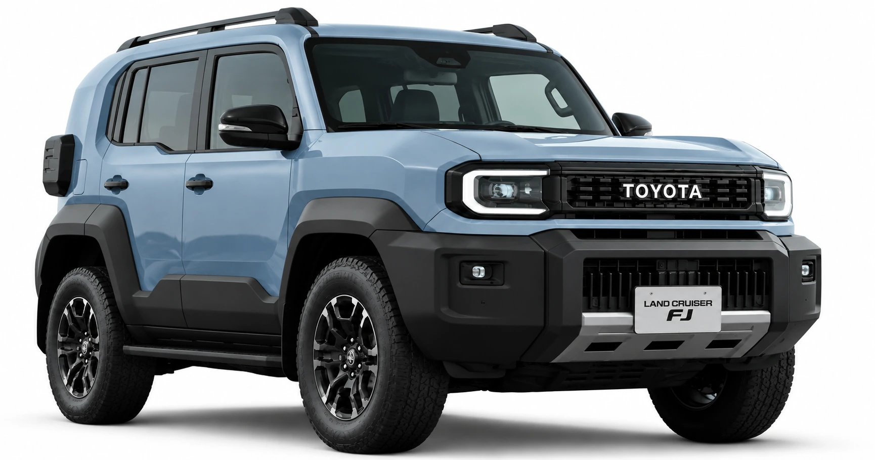 トヨタ ランドクルーザーFJ 未塗装樹脂コーティング参考施工例